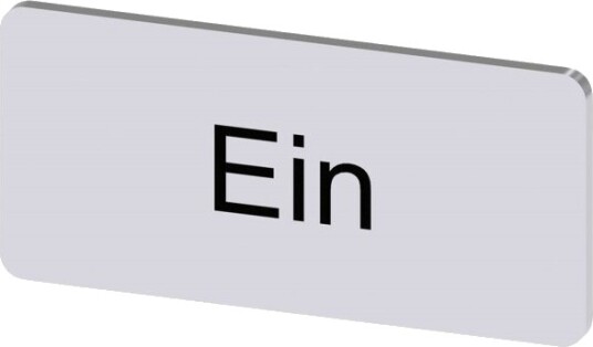 Siemens 3Su1900 0Ac81 0Ab0 Betegnelsesskilt 10 Stk