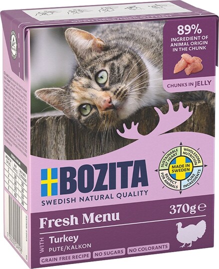 Bozita Tetra Biter I Gelé Kalkun 24 X 370 G