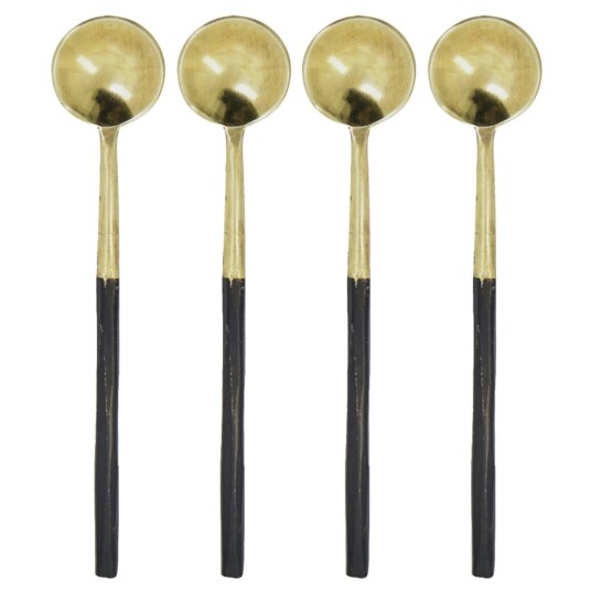 House Doctor Lang Skje 4 pk Antique Brass House Doctor Lang Skje 4 pk Antique Brass