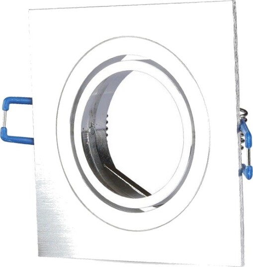 V Tac GU10/MR16 Firkantet downlight Uten lyskilde Hull: 7,5x7,5 cm mål: 9,1x9,1 cm