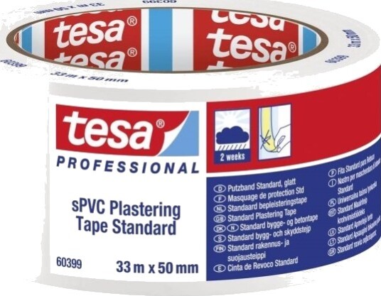 Tesa 60399 00005 00 Puss /Tapetbånd Hvit L X B 33,00 M X 50,00 Mm 33 M 60399 00005 00