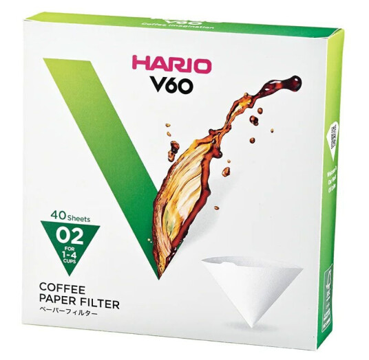 V60 Papir Filters box of 40 filters 02 2 4 cups