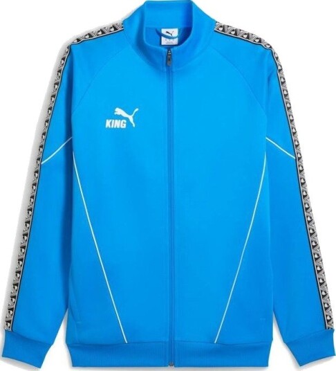 PUMA Treningsjakke teamKING Anthem blå/PUMA White/PUMA Svart Barn størrelse 140 cm