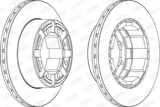 Bremseskive BERAL BCR184A