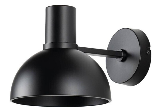 Lucande Mostrid vegglampe av svart jern