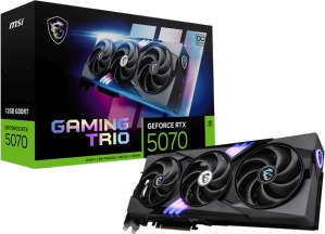 MSI GeForce RTX 5070 12GB GAMING TRIO OC Grafikkort med PCIe Gen 5