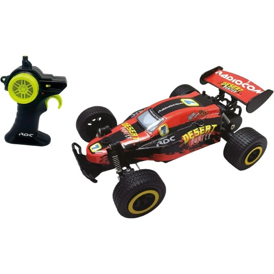 Radiocom Desert Hunter RC bil 1:18 7 Funksjoner Lexan karosseri Rød 6+ År