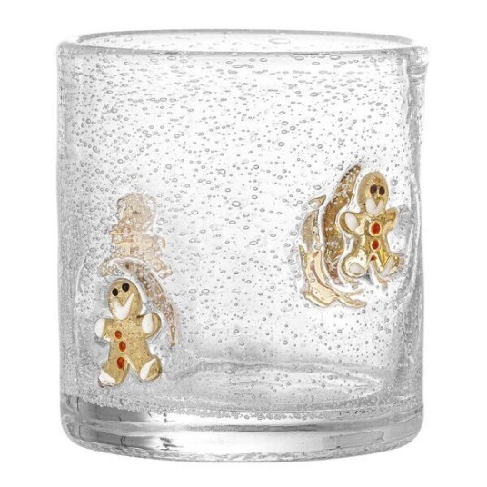 Bloomingville   Debra vannglass 37 cl pepperkakemann