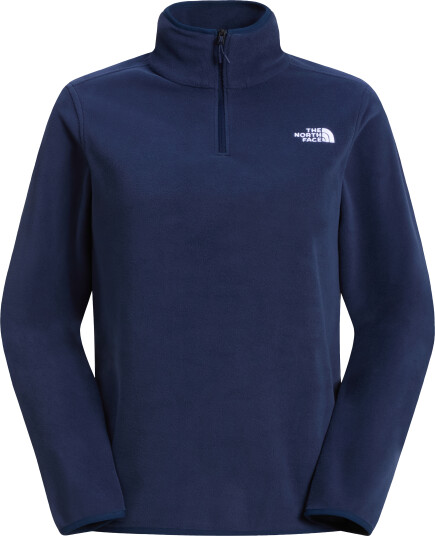 The North Face Women"s Glacier Fleece 1/4 Zip Jacket Summit Navy S