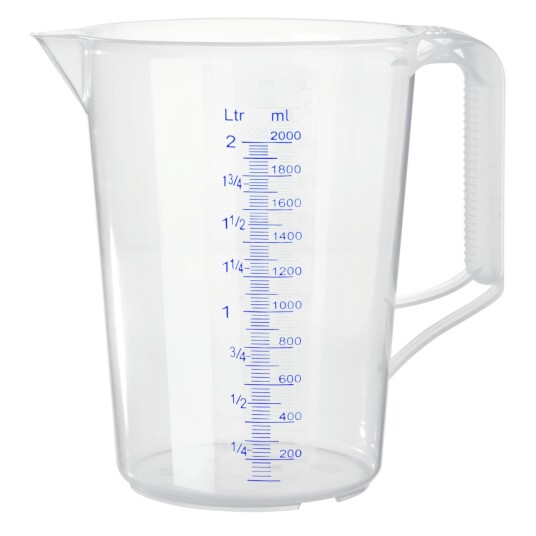 VEGA Målebeger Canny 2l 15x15x20.5 cm (LxBxH) Transparent