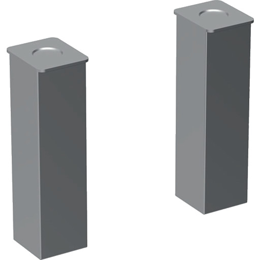 GEBERIT ben 230–245 mm 2 stk. høydejustering plast krom