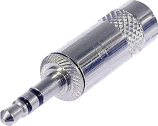 Rean Jackplugg 3,5mm 3-Polet Stereo Rett Sølv Nys231l