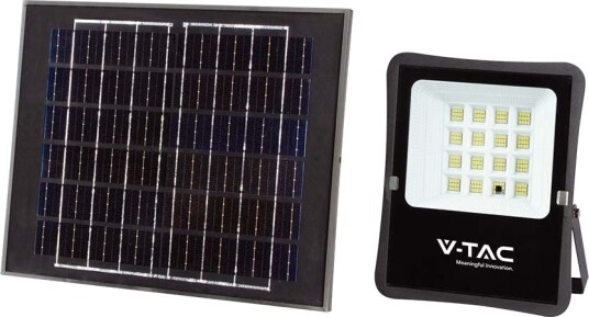 V-Tac 200W LED Solcelleprojektør - 6400K - Kulør : Kald V-Tac 200W LED Solcelleprojektør - 6400K - Kulør : Kald