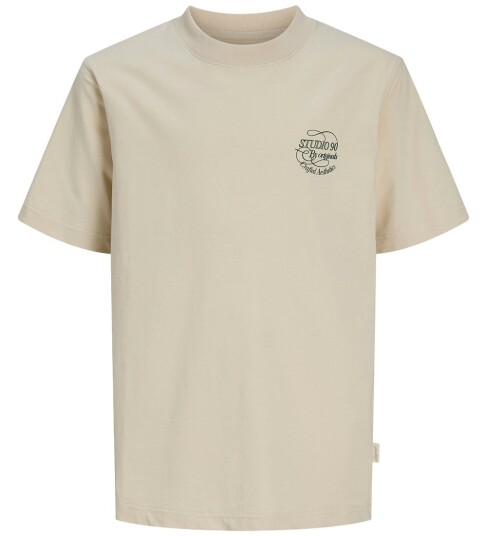 Jack & Jones Jorniagara Typo Tee Ss Crew Neck Jnr Beige 128 Jack & Jones Jorniagara Typo Tee Ss Crew Neck Jnr Beige 128