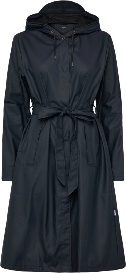 Rains A Line Longer W Jacket W3 Navy M Rains A Line Longer W Jacket W3 Navy M
