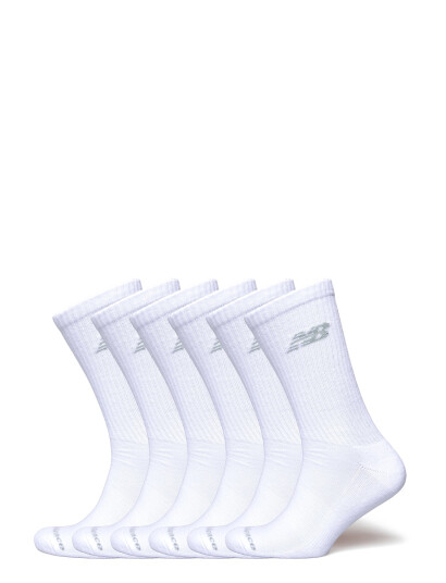 New Balance Performance Basic Crew 6 Pack White S New Balance Performance Basic Crew 6 Pack White S