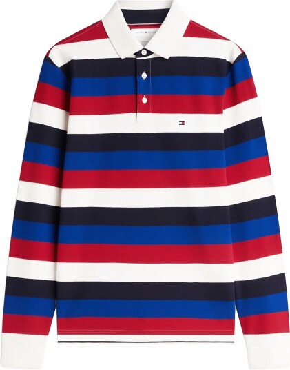 Tommy Hilfiger Ls Rugby Stripe Classic Polo Multi/patterned M
