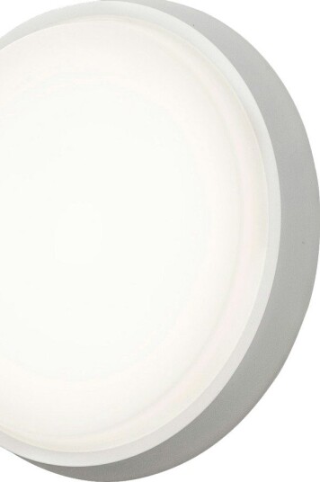 Konstsmide Cesena vegglampe 10W LED rund Hvit. 7974-250