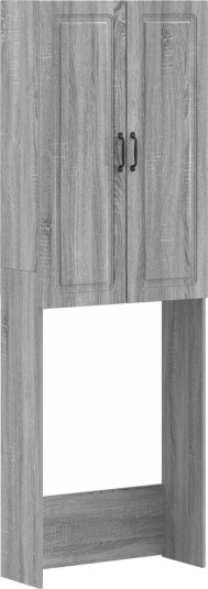 vidaXL Toalett skap UTRECHT Grå Sonoma 66 x 25,5 x 190 cm
