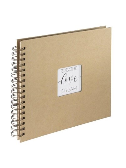 Hama "Craft" Spiral Album 28 x 24 cm 40 Kraft Paper Pages