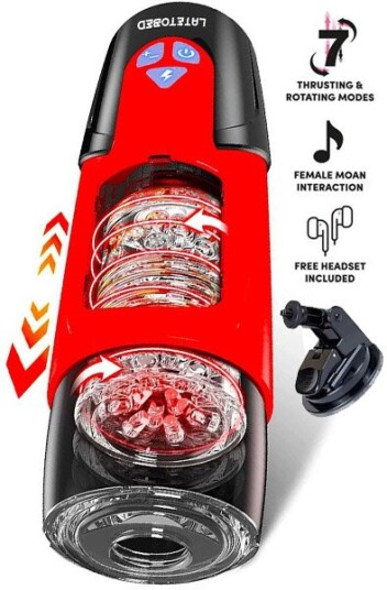 Telio Masturbator With Rotation, Thrusting & Moaning