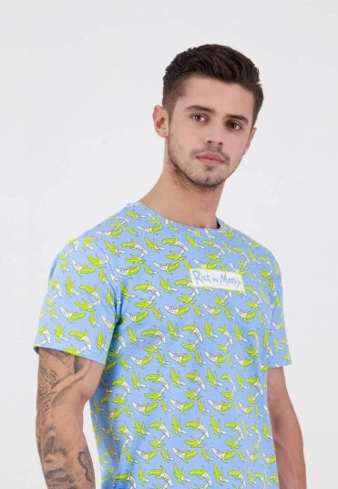 Rick and Morty T-skjorte Banana - XL - Voksen - 100% bomull