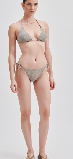 Second Female Glint Bikini Bottom Gold XS