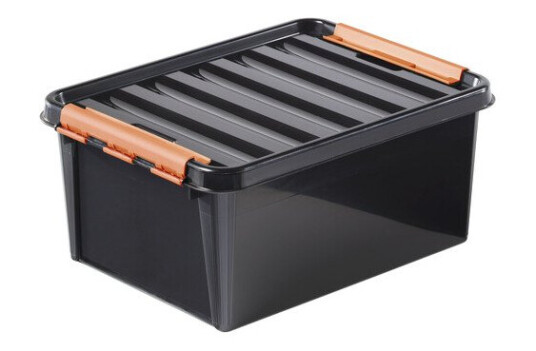 Smartstore Oppbevaringsboks pro 14 med lokk b: 30cm l: 40cm h: 19cm svart