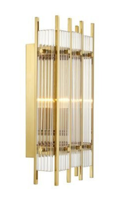 Sparks vegglampe messing S Sparks vegglampe messing S
