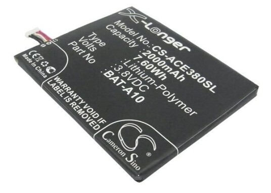 Acer V380 batteri (2000 mAh 3.8 V) Acer V380 batteri (2000 mAh 3.8 V)