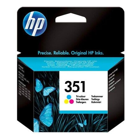 HP 351 / CB337EE Tri-Color - (Cyan Magenta Yellow) Ink - Blekkpatron Colour (cyan, magenta, yellow)
