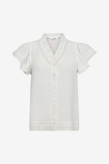 co’couture - Bluse AlisaCC Lace - Hvit
