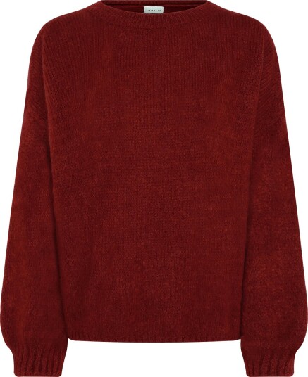 Noella Mimi Ls Knit   Burgundy   L/XL