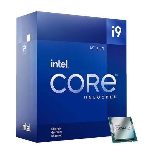 Intel Core i9-12900KF Alder Lake Prosessor/CPU - 16 kjerner - 3.2 GHz - Intel LGA1700 - Intel Boxed without heatsink/fan