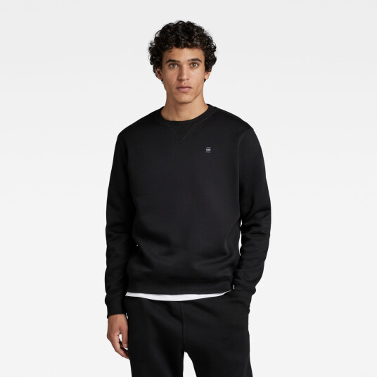 G-Star RAW Premium Core Sweater - Black - Men L Black male