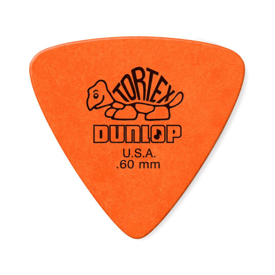 Dunlop Tortex Triangle 0.60mm 6 Pick Pack Dunlop Tortex Triangle 0.60mm 6 Pick Pack