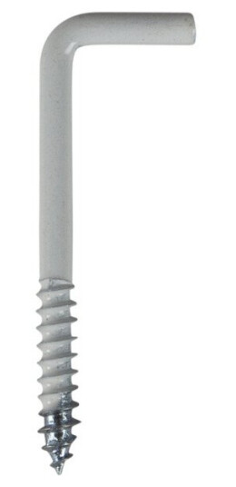 Essve Vinkelkrok 7 hvit 50x3,5mm 6 for bruk innendørs Essve Vinkelkrok 7 hvit 50x3,5mm 6 for bruk innendørs