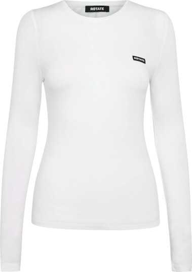 ROTATE Long Sleeve T Shirt   White   34