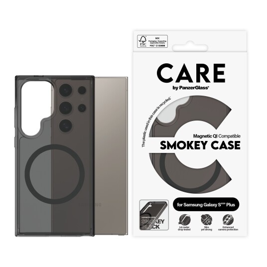 PanzerGlass Urban Combat Smokey Deksel til Samsung Galaxy S25 Ultra - Qi-kompatibel