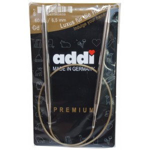 Addi Turbo Rundpinner Messing 60cm 6,50mm / 23.6in US10½