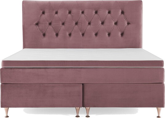 Royal Velvet Komplett Sengepakke 180x200 cm Rosa Fløyel/Lave Rosében