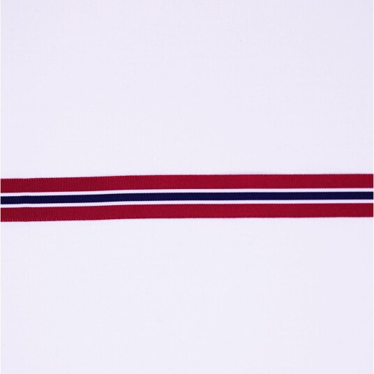 Norgesflagg bånd 18mm