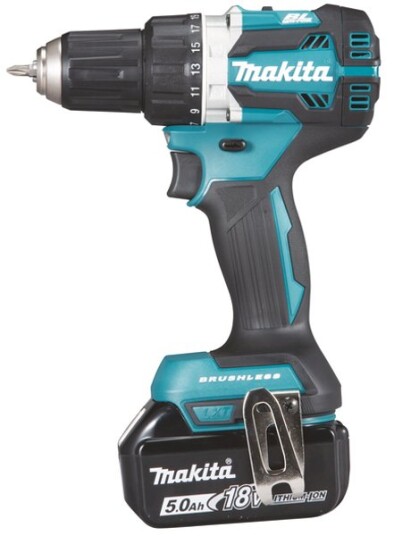 Makita Drill DDF484 18V 2X5,0AH M/Lader