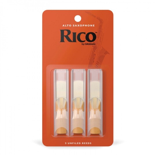 Daddario Rico by DAddario Alto Saxophone Reeds 2.5 (3 Pack)