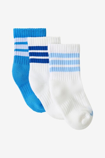 adidas Sport Performance Sportssokker 3S KD C Crw 3 pakning Blå adidas Sport Performance Sportssokker 3S KD C Crw 3 pakning Blå
