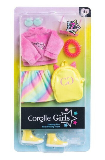 Corolle Girls Doll Clothes Fluo Set Dressing Roo
