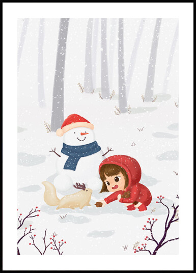 Joyful Winter Plakat Plakat / 100x150cm