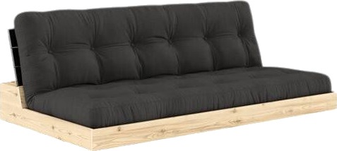Karup Design Base Sovesofa Svart Natt/734 Mørkegrå