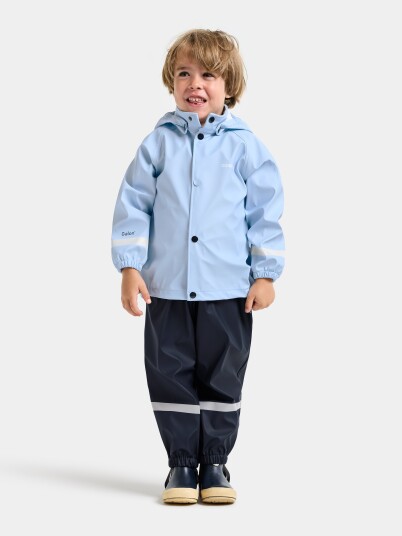 Didriksons Kids' Slaskeman Set 4 Light Sea Blue 110