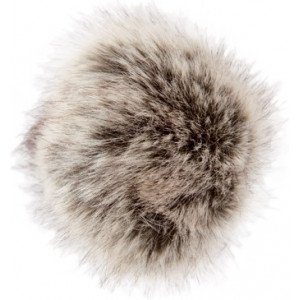 Rico Pompongdusk Akryl Mix Sort/Natur 10 cm